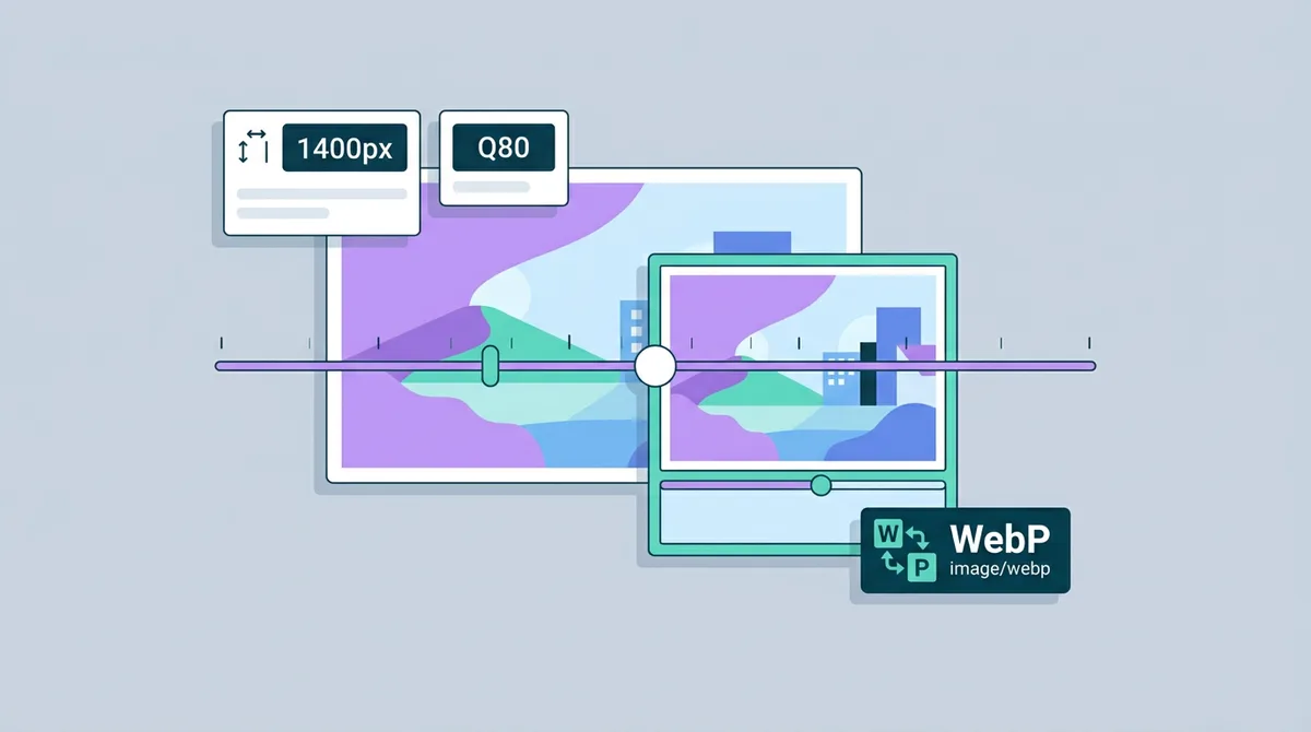 Resizing an image for the web