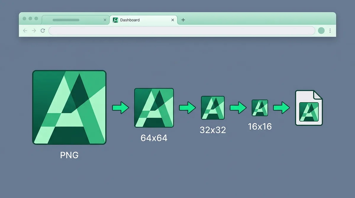 Converting PNG to ICO: creating a favicon
